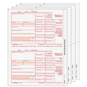 1099-DIV Dividends and Distributions - 4-part Set