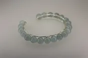 Aquamarine Wire Wrapped Bracelet — Imperial Gems