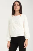 2-IN-1 HALTER WRAP KNIT TOP