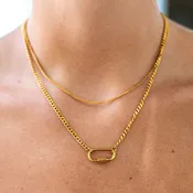 Alco Sienna Gold Layered Necklace