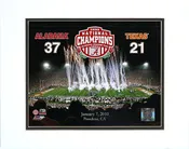 “2009 National Champions” 11 X 14 matted fireworks