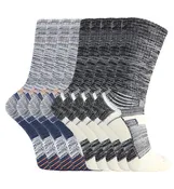 68% Rich Merino Wool Performance Hiking Socks- 9 Pack