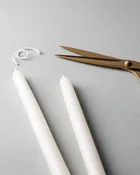 10" Hand Dipped Spun Finish Tapers