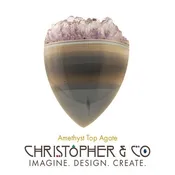 Amethyst Top Agate — Custom Artisan Jewelry | Unique Gemstones | Christopher & Co.
