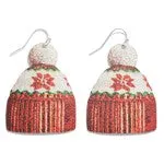 Christmas Beanie Earrings
