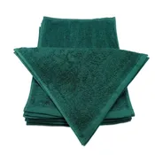13x13 - Hunter Green Washcloths Bleach Shield