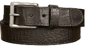 Black American Alligator Max Thickness Belt