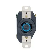 10 PACK - Leviton 2320 NEMA L6-20R 20 Amp 250 Volt Flush Mount Locking Receptacle