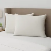 AllerEase 100% Organically Grown Cotton Cover Allergy Defense Bed Pillow
