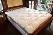 2- and 4-inch Organic Wool Mattress Toppers