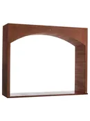 10 Column Mahogany Bead Board Arch for Wine Cellars