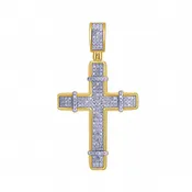 10K 0.34-0.38CT D-CROSS