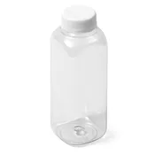 12 fl oz Clear PET Square Bottle - IPEC