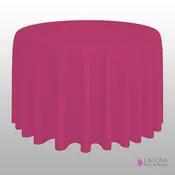 120" Round Table Cover, Fuchsia