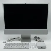2024 Apple iMac 24" M4 8 Core 4.5GHz 16GB RAM 256GB SSD Silver A3247