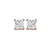 14Kt Rose Gold Diamond 3/4Ctw Earring