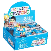 6 Color Face Paint - Full Case of 36