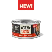 ACANA Chunks in Broth Beef & Tuna Recipe Wet Cat Food