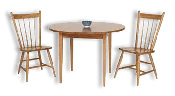 48" Round Extension With 1-18" Leaf