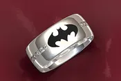 Custom Batman Wedding Ring