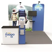 10×10 Trade Show Booth Display with Mount [KIT] – Foogo