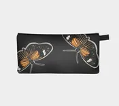 Butterfly Pencil Bag in Black - SimArt Brand