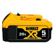 DeWALT&reg; 20V MAX* XR DCB205 Premium Rechargeable Cordless Battery Pack  5 Ah Lithium-Ion Battery
