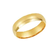 22K Unisex Wedding Band Yellow Gold