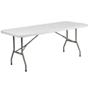 6ft Long Banquet Table Plastic Rectangle