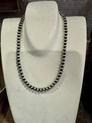 14" 5mm Navajo Pearl Necklace