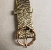 Women's Designer Diamond Snake Skin Belt