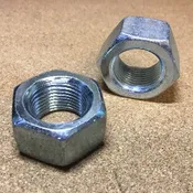 Grade 2 Finished Hex Nut Zinc - Fine Thread