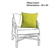 20 x 20 Down Pillow Insert