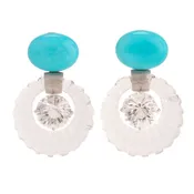 BEAUTY III turquoise earrings