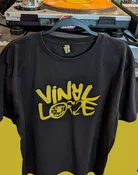 VINYL LOVE T-Shirt Black-Yellow THR x JiggyJamz 2026