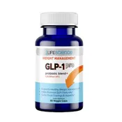 1Lifescience, GLP-1 Pro Probiotic Blend Plus Weight Management, 60 Veggie Capsules