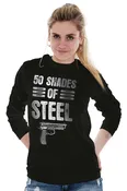 50 Shades of Steel Long Sleeve T-Shirt