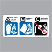 F152R 2.375 x 5 AB Classification Label