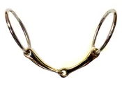 Classic 16 mm Curved Mouth Single Joint Loose Ring Snaffle-CLEARANCE