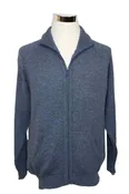 Alpaca Blend Light Blue Cardigan