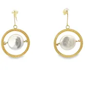 Coin Pearl Earrings — 33 Jewels at El Paseo