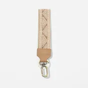 1.2 Geo Pyramid Easy Find Wristlet Keychain Tan"