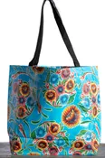 Bloom Light Blue Large Tote