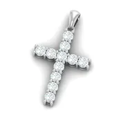 Diamond Cross Pendant - High Quality