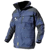 #004 Isotherm Ops Jacket, Long, Navy/Black, w/ Reflective