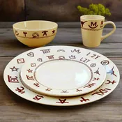 16 Piece Branded Dinnerware Set