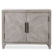 Adalind - Washed Accent Cabinet - White Washed