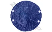 12Ft Blue Black Round Soild Winter Pool Cover