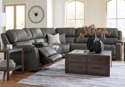 5Z Pittson Anchor 6pc. Power Reclining Sectionals