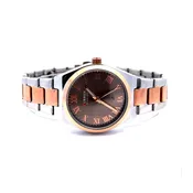 Elthar Two-Tone Rose Gold Iced Out Stainless Steel Watch